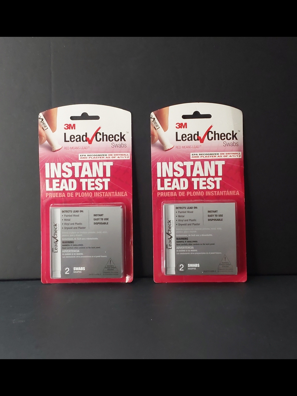 3M LeadCheck Instant Lead Test Swabs
